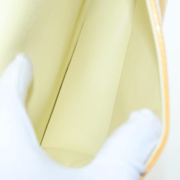 LOUIS VUITTON Monogram Vernis Spring Street Bag Lime Yellow M91068 - Picture 10 of 16